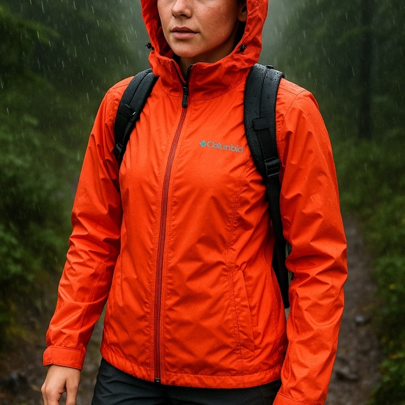 ☔️ Columbia Women’s Rain Jacket (S) - Picture 1 of 7